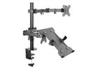 Equip Tischhalterung 13"-32"/1TFT 360°+NB-Halter 8Kg schwarz retail
