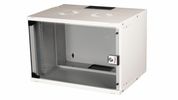 Equip 19" Wandgehäuse Glastür ECO 540x400mm       7U    grau