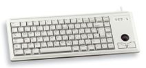 CHERRY TAS G84-4400 Corded EU-Layout hellgrau TRACKBALL