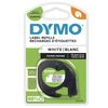 DYMO LetraTag-Band  Papier  12mm x 4m schwarz->weiss