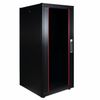 Equip 19" Netzwerkschrank Glastür  BF 600x600mm 22HE schwarz (Speditionsversand)