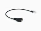 Equip Telefonkabel RJ9->2x3.5mm   St/Bu        0.25m schwarz