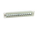 Equip 10" Patchpanel 12xKeystones  FTP 1U            RAL7035
