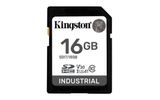 SD Card 16GB Kingston SDHC Industrial -40C to 85C retail
