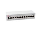 Equip Patchpanel 12xRJ45 Cat6a Desktop        500MHz RAL7035