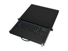 Equip 19" Tastaturschubl. US-Layout+Touchpad   1.80m RAL9005