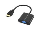 Conceptronic ABBY20B video kabel adapter 0,25 m HDMI Type A (Standaard) VGA (D-Sub) Zwart