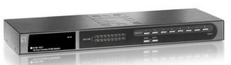 LevelOne KVM Switch  2xUSB-A/16xUSB-B/16xPS/2/16xVGA schwarz