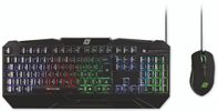 MediaRange Gaming-Set Tastatur 104 Tasten + Maus 6-Tasten