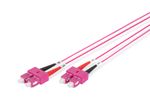 DIGITUS LWL Patchkabel SC -> SC 1.00m Multimode Duplex OM4