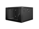 LANBERG 19" 6U 600x600 Wandgehäuse Glastür V2 (FlatPack) sw