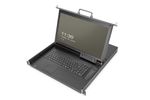 DIGITUS Modulare Konsole 17"HD  LCD,8-port HDMI KVM Deutsch