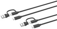 Speedlink STREAM Play & Charge USB-C/A Kabel Set für PS5, sw retail
