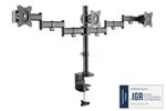 DIGITUS TIS 15"-27" 3TFT 4Gelenke schwarz Max.je 8KG