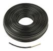 gembird Flaches Telefonkabel, Litze, 100m, schw., 4 Adern