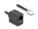 Delock Telefonkabel/Spiralkabel RJ11 St. zu RJ45 Bu. 3m