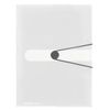 Herlitz Gummizugmappe  A4 PP transparent farblos