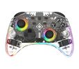 Deltaco Gaming GAM-198-T game controller Transparant Bluetooth/USB Gamepad Nintendo Switch, Nintendo Switch 2, Nintendo Switch OLED, Android, PC
