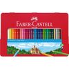 FABER-CASTELL Buntstift hexagonal 36er-Metalletui