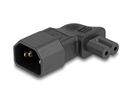 DELOCK Netzadapter IEC 60320 - C14 auf C7, Stecker / Buchse