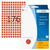 HERMA Vielzwecketiketten rot   8 mm rund Papier 5632 St.