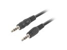 Lanberg CA-MJMJ-10CC-0012-BK audio kabel 1,2 m 3.5mm Zwart