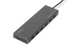 DIGITUS USB-Hub    7-Port 3.0->7xA3.0 m.Netzteil     schwarz