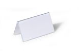DURABLE Tischnamensschilder 52x100mm 25 stuks transparant