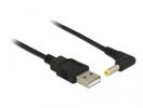 DELOCK Stromkabel USB -> DC 4.0x1.7mm St/St 90° 1.5m