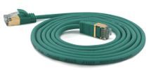 Wantec Patchkabel SSTP CAT7 Ste. CAT6a d=4mm  0,50m  grün