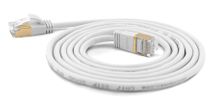 Wantec Patchkabel SSTP CAT7 Ste. CAT6a d=4mm    1,00m weiß