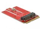 DELOCK Adapter MiniPCIe > M.2 KeyE Slot