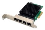 DIGITUS Netzwerkkarte 4Port RJ45 RTL8125B 2,5GBits ServerNIC