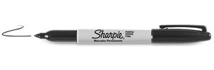 Sharpie Marker Fein Rundspitze schwarz 12 Stück