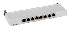 EFB Mini-Patchpanel STP 8xRJ45 Cat.6A,10" 0.5HE,grau