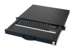 EFB 19" 1HE Tastaturschublade inkl. Tastatur US,Touchpad,sw