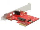 DELOCK PCI Express Karte > 1x intern M.2 Key E - Low Profile