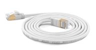 Wantec Patchkabel SSTP CAT7 Ste. CAT6a d=4mm    0,25m weiß