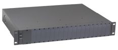 EFB 1.5HE 19"RackChassis für MCT,18 Slots,Unm.,mit 2xNetzt.