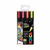 POSCA Marker UNI PC-5M 4er Set Neon