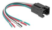DELOCK Fassung für 25mm 6 Pin Taster oder Schalter