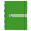 Herlitz Spiralblock "to go" PP-Cover A4 80 Bl. opak apfel