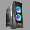 AZZA PC Gaming Gehäuse Midi ATX Chroma 410B 2x RGB Schwarz