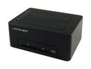 LC-Power Dockingstation USB 3.0 2-Bay 2,5"/3,5"HDD/SSD + Hub
