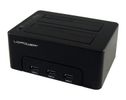 LC-Power Dockingstation USB 3.0 2-Bay 2,5"/3,5"HDD/SSD+3xHub