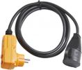 Brennenstuhl Schutzadapterleitung   FI IP44 2m schwarz