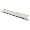 Logilink 19" Cat.6A Patchpanel, 24-Port, grau, 0,5 HE