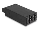 DELOCK Slim Bay Wechselrahmen für 4 x M.2 NVMe SSD SFF-8654