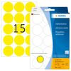 HERMA Vielzwecketiketten gelb 32 mm rund Papier 480 St.