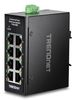 TRENDnet 8-Port Industrial Fast Ethernet DIN-Rail MiniSwitch